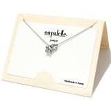Dainty Star & Heart Charm Slide Necklace