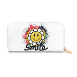 90671DAISY SMILE HAPPY FACE WALLET