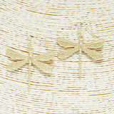 90692, DRAGONFLY FILIGREE METAL EARRING
