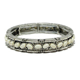 Western Turquoise Stone Stretch Bracelet - view 2