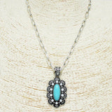 Western Oval Bubble Necklace