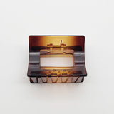 90743, RECTANGLE SOLID COLOR HAIR CLAW, HAIR CLIP