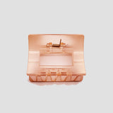90743, RECTANGLE SOLID COLOR HAIR CLAW, HAIR CLIP