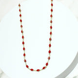 Dainty Oval Shape Necklace