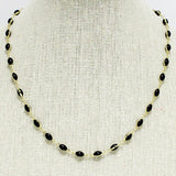 Dainty Oval Shape Necklace - view 4