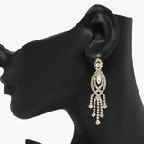 90917, RHINESTONE CRYSTAL EVENING EARRING, WEDDING, BRIDAL, PROM