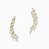 90960, MARQUISE ACCENT CUBIC ZIRCONIA STUD EARRING