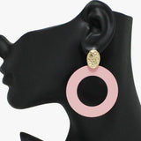 Matte Finish Round Accent Post Earring - view 6