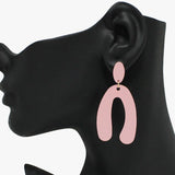 Matte Finish Arch Post Earring - view 2