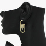 U Shape Hoop Metal Earring