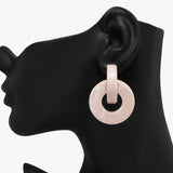 Resin Circle Statement Earring - view 2