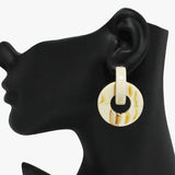 Resin Circle Statement Earring