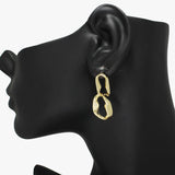 Chain Look Metal Earring