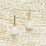 91164, FRESHWATER PEARL DANGLE POST EARRING