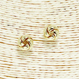 Twisted Knot Stud Earring