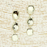 Hammered Metal Drop Dangle Earring