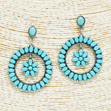 Western Squash Blossom Earring