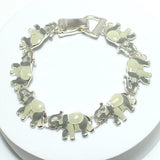 91339, ELEPHANT EPOXY MAGNETIC CLOSURE BRACELET