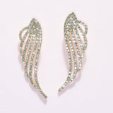 Angel Wings Pave Rhinestone Earring - view 2