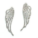 Angel Wings Pave Rhinestone Earring