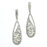 Marquise Accent Rhinestone Dangle Earring
