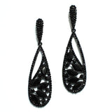 Marquise Accent Rhinestone Dangle Earring - view 2