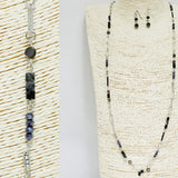 91362, HANDMADE DAINTY BEADED LONG NECKLACE