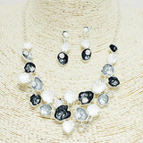 91374, EPOXY LEAF BRANCH NECKLACE