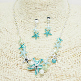 91376, EPOXY SEA LIFE STARFISH NECKLACE