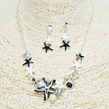 91376, EPOXY SEA LIFE STARFISH NECKLACE