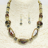 91451, HANDMADE SEMI PRECIOUS STONE NECKLACE