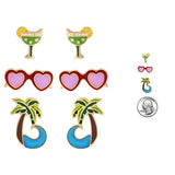 Vacation Theme Stud Earring SET