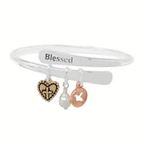 91465, "BLESSED" CHARM BRACELET, RELIGIOUS