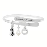 91467, "SERENITY PRAYER" CHARM BRACELET, RELIGIOUS