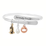 91467, "SERENITY PRAYER" CHARM BRACELET, RELIGIOUS