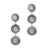 Antique Coin Drop Dangle Earring