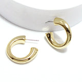 91494, BOLD ROUND HOOP EARRING