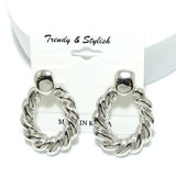 Door Knocker Metal Earring