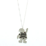 91532, SANTA CLAUS CHRISTMAS PENDANT NECKLACE, HOLIDAY