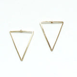 91552, TRIANGLE METAL EARRING