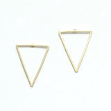 91552, TRIANGLE METAL EARRING