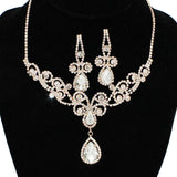 91594, RHINESTONE EVENING NECKLACE, WEDDING, BRIDAL, PROM