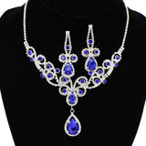 91594, RHINESTONE EVENING NECKLACE, WEDDING, BRIDAL, PROM
