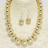 91633, BALL BEADED NECKLACE
