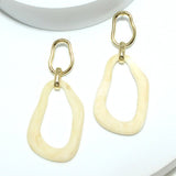 Geometric Resin Earring