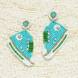 91688, SNEAKERS SEED BEAD EARRING