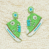 91688, SNEAKERS SEED BEAD EARRING