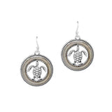 SEA Turtle Round Earring, SEA Life, Ocean