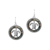 SEA Turtle Round Earring, SEA Life, Ocean - view 2