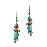 Western Turquoise Stone Dangle Earring